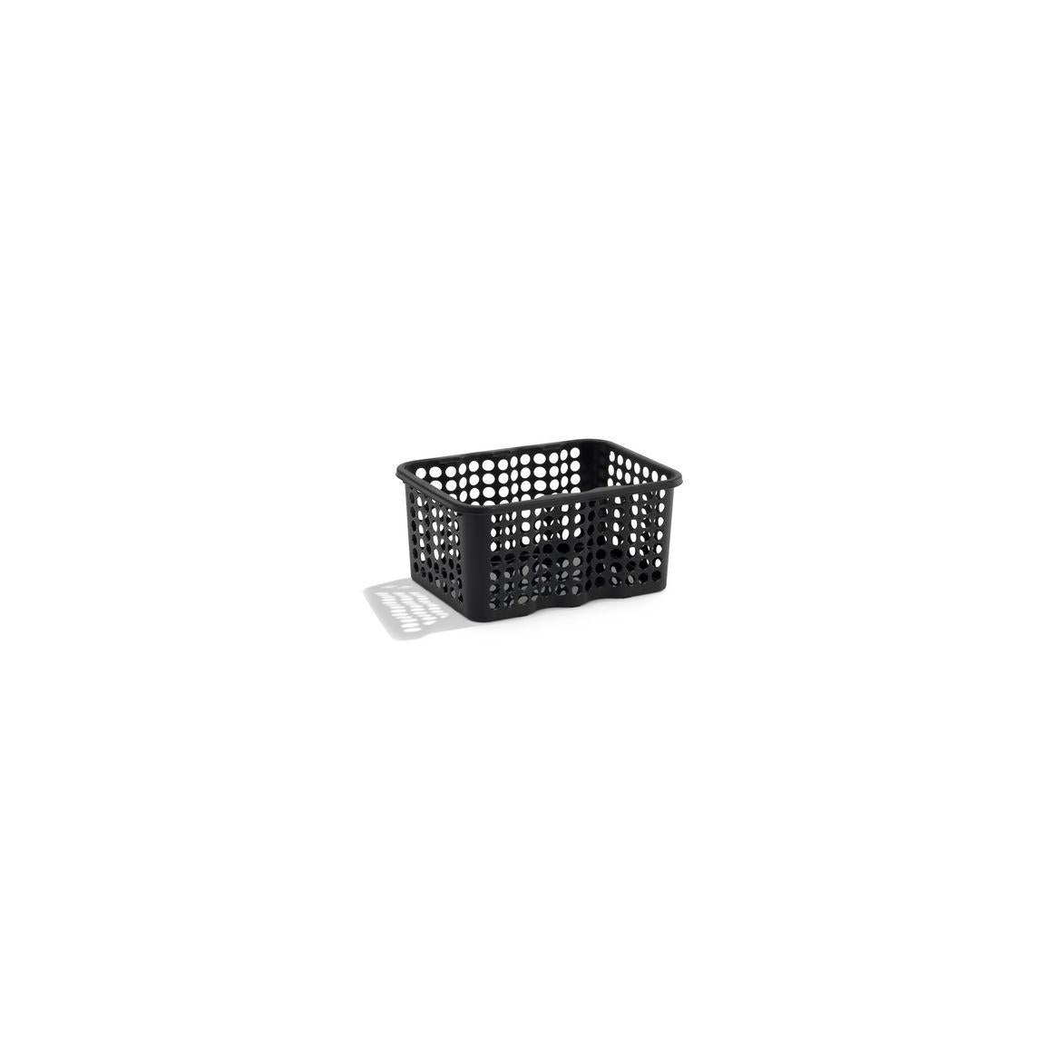 Storage basket 6 L black