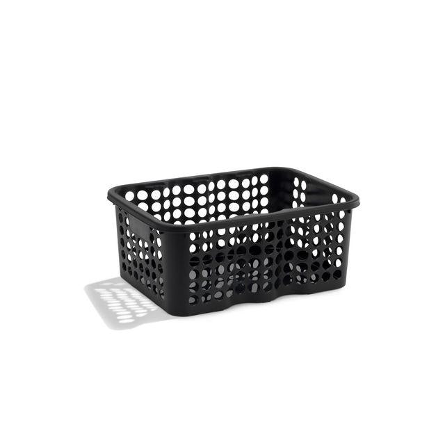 Storage basket 12 L black