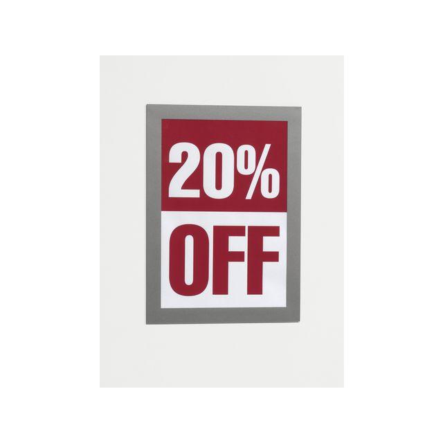 Magnetic frame DURAFRAME A5 silver 2/pc