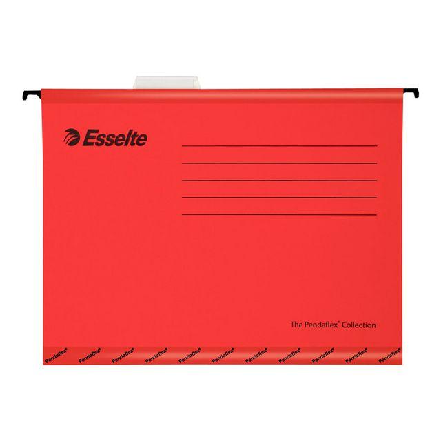 Suspension file ESSELTE std A4 red