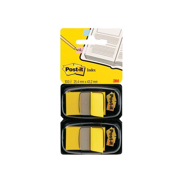 Index POST-IT 25,4x43,2mm yellow 100/pc