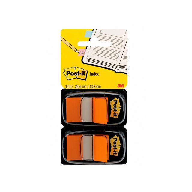 Index POST-IT 25,4x43,2mm orange 100/pc