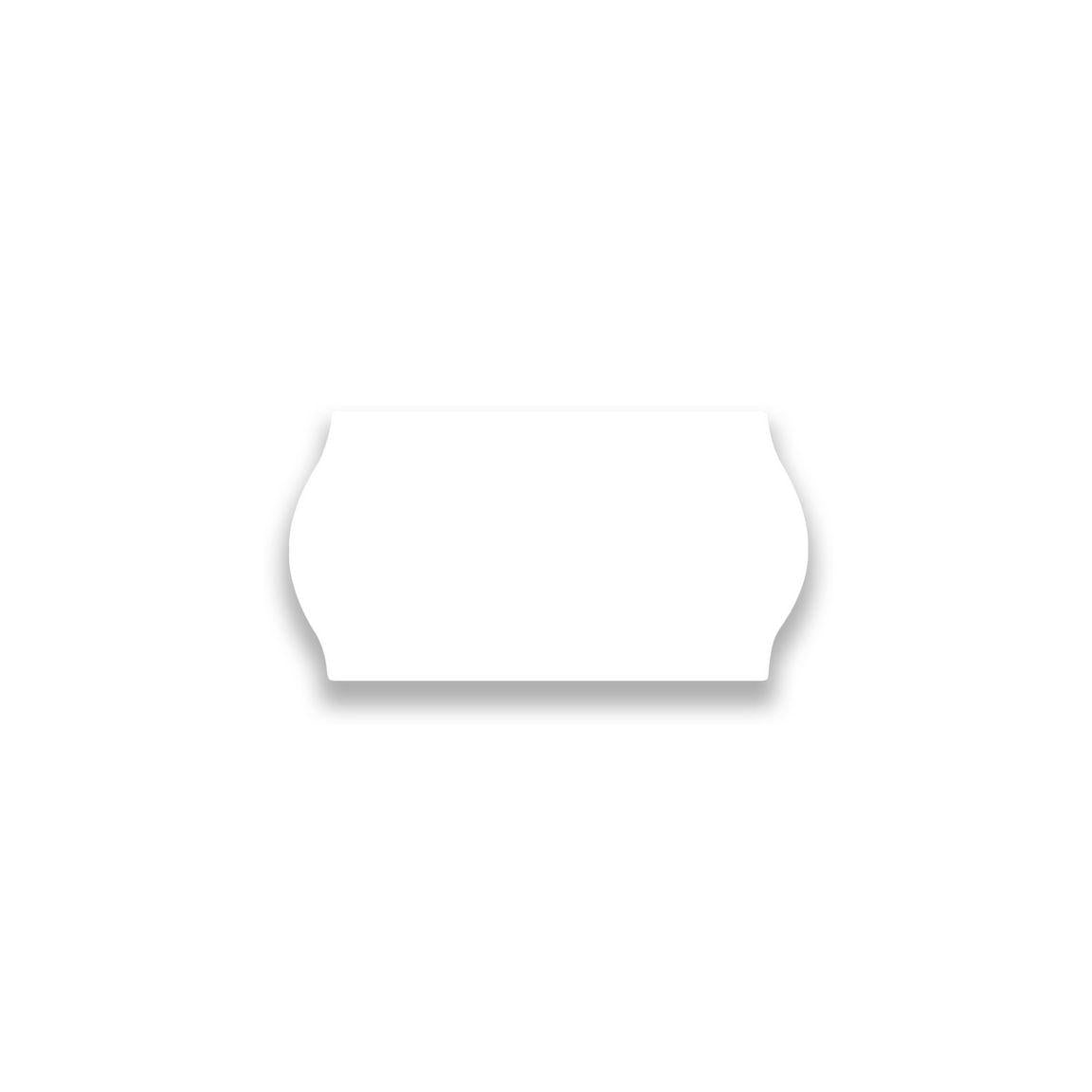 Price label 22x12mm G2 white 10500/pc