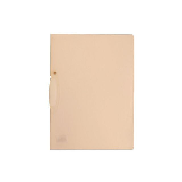 Clipboard A4 w. plastic clips transp. white