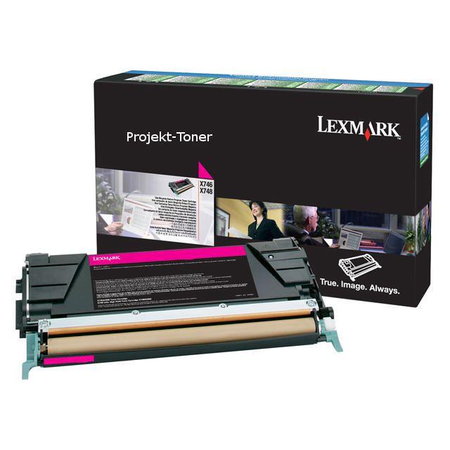 Toner LEXMARK X746A3MG 7K magenta