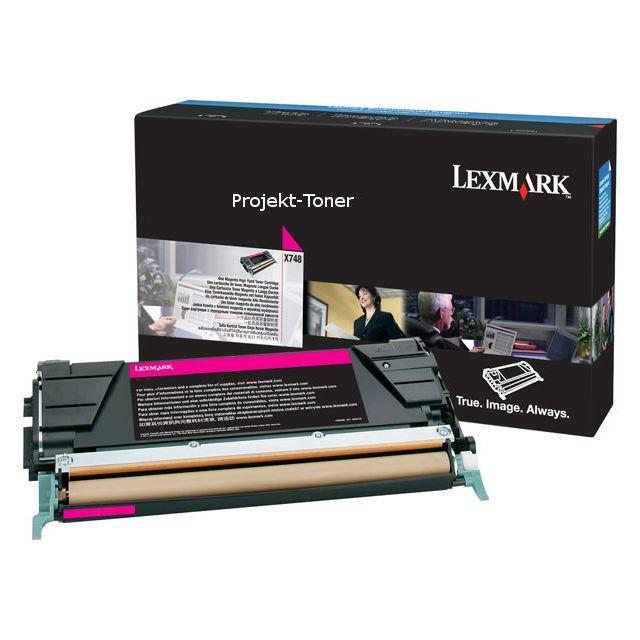 Toner LEXMARK X748H3MG 10K magenta
