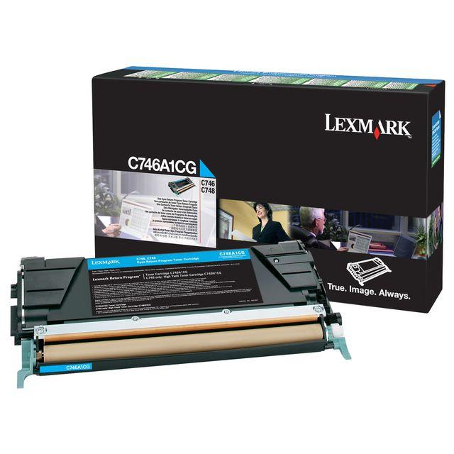 Toner LEXMARK C746A1CG 7K cyan