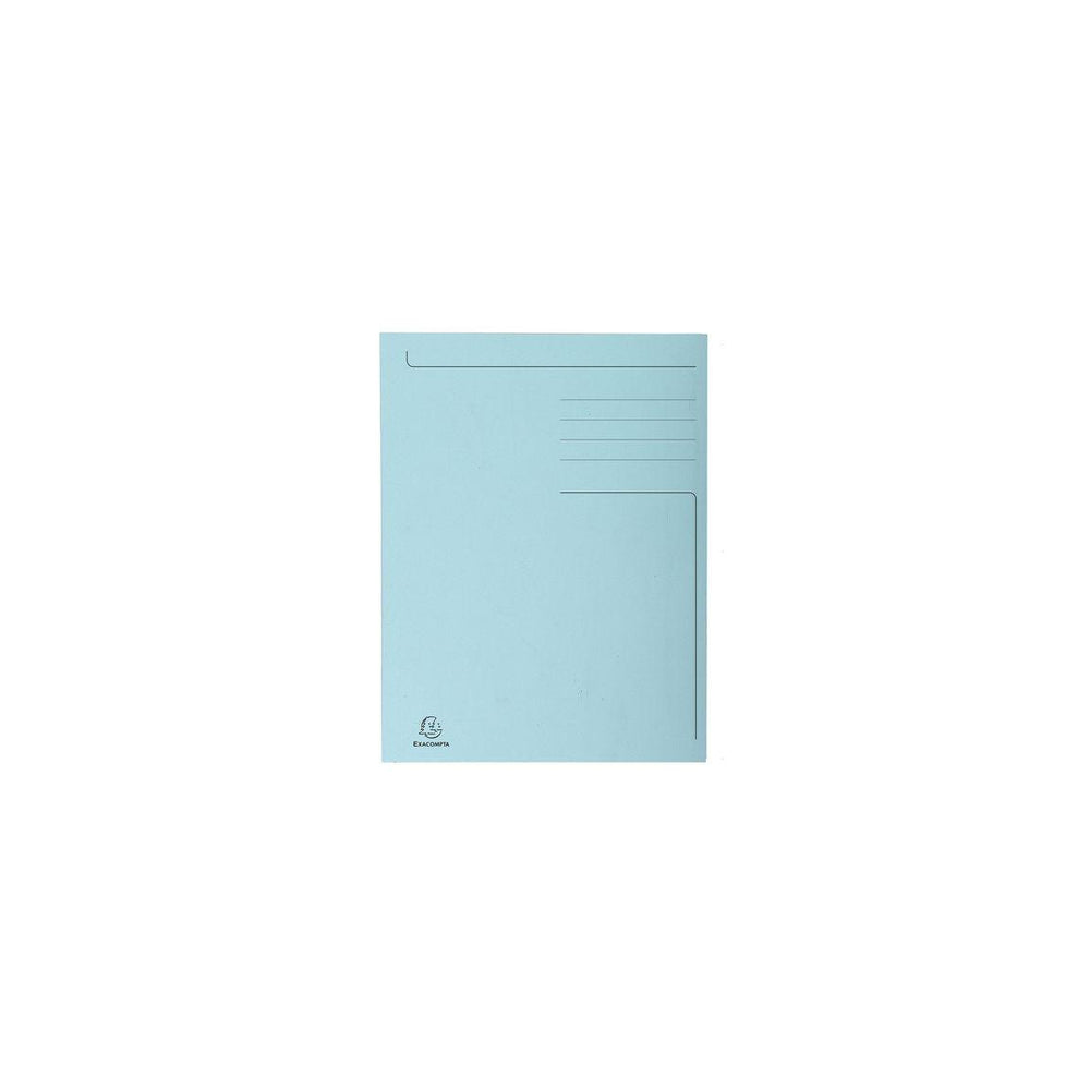 Folder EXACOMPTA 3-colour cardboard Folio blue