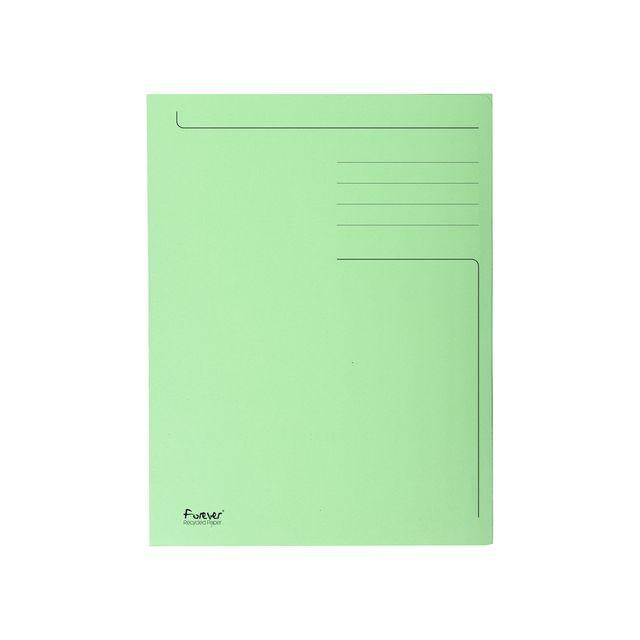Folder EXACOMPTA 3-colour cardboard Folio green
