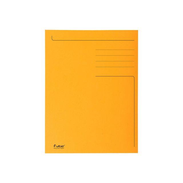 Folder EXACOMPTA 3-colour cardboard Folio orange