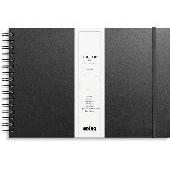 Sketchpad GRIEG A4 landscape 150g black
