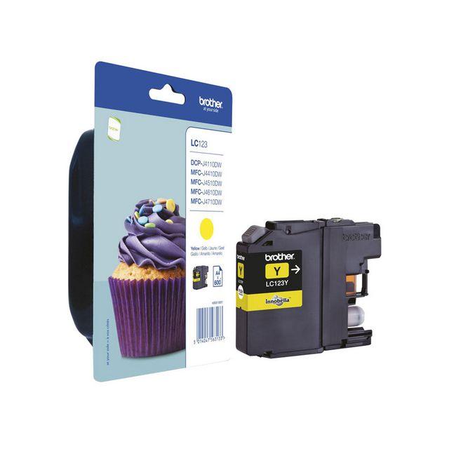 Ink cartridge BROTHER LC123Y yellow