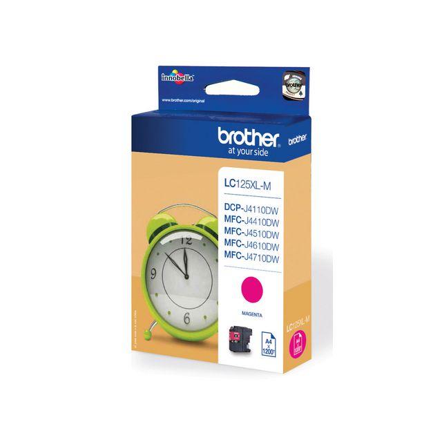 Ink cartridge BROTHER LC125XLM magenta