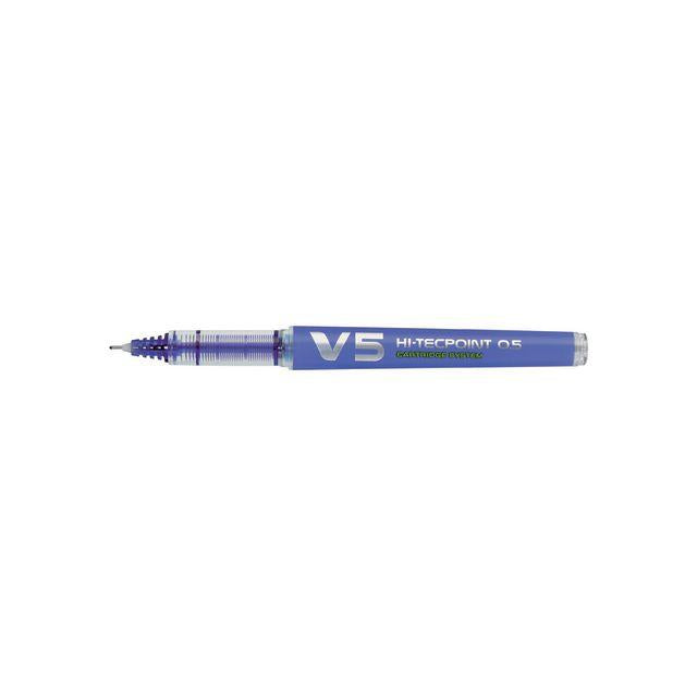 Ink ballpoint pen PILOT Hi-Tec V5 blue