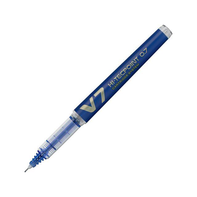 Ink ballpoint pen PILOT Hi-Tec V7 blue