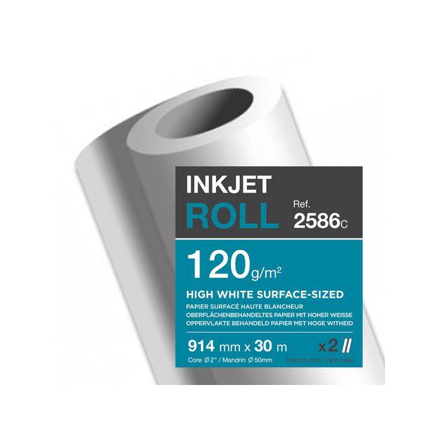 Inkjet paper CLF 914mmx30m 120g 2/pack