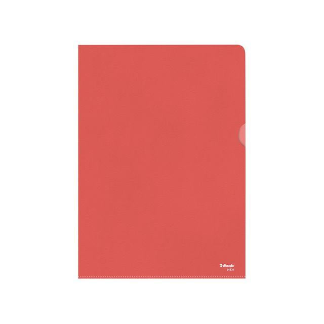 File folder ESSELTE A4 0,11 red 100/pack