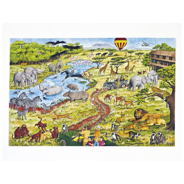 Floor puzzle africa 60x40cm