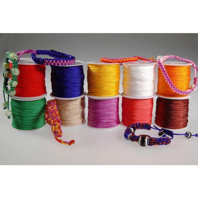 Polyester thread 1,7mmx18mx10 colours