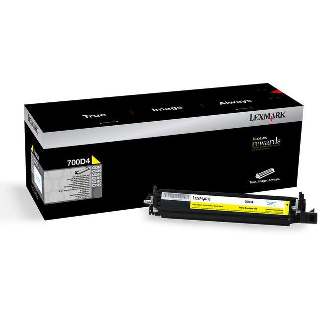 Developer LEXMARK 70C0D40 700D4 40K yellow