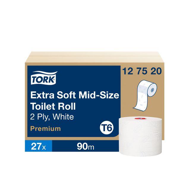 Toilet paper TORK Pre T6 2-ply white