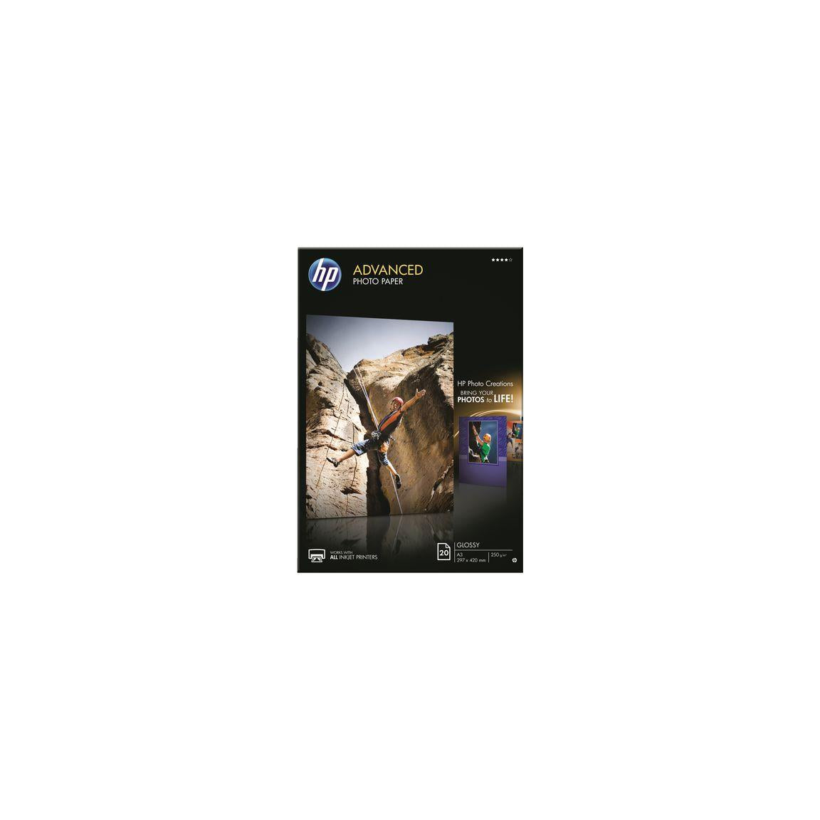 Photo paper HP Q8697A A3 250g 20/pack