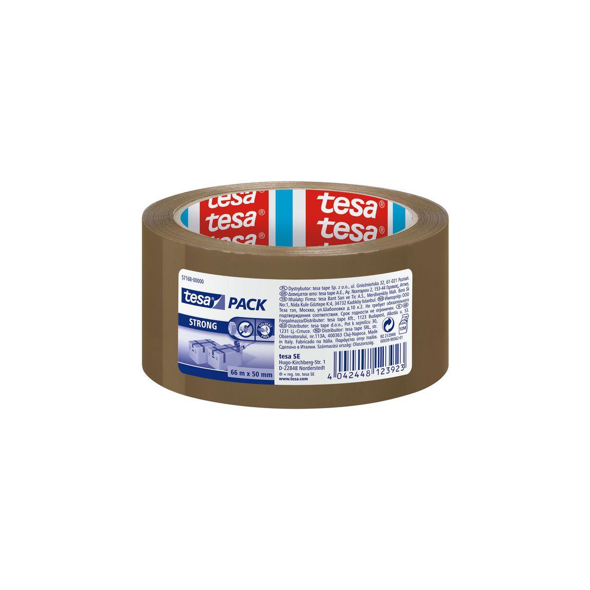 Packing tape TESA Strong 50mmx66m brown