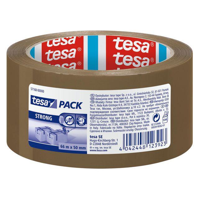 Packing tape TESA Strong 50mmx66m brown