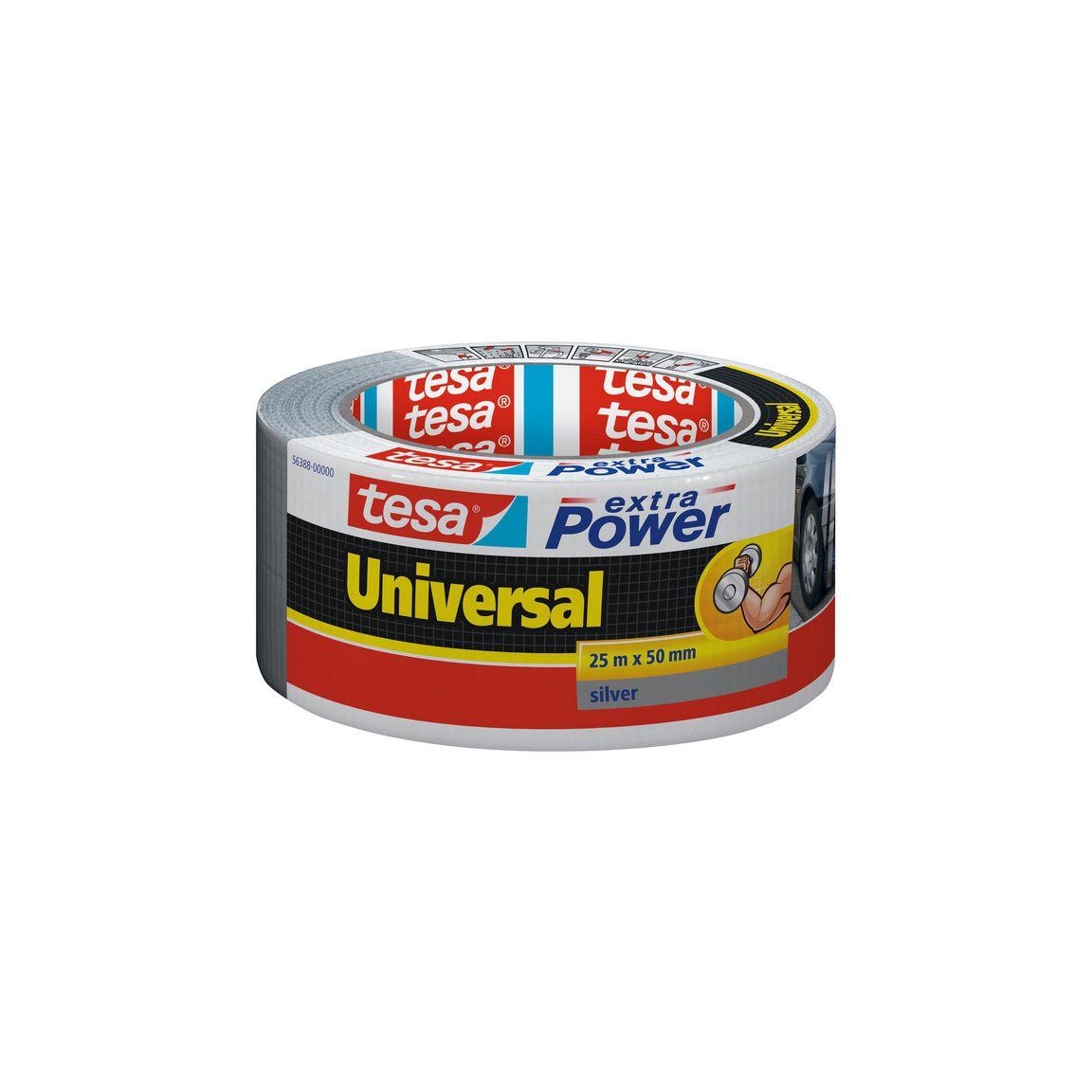 Duct tape TESA Extra Power 50mmx25m silver
