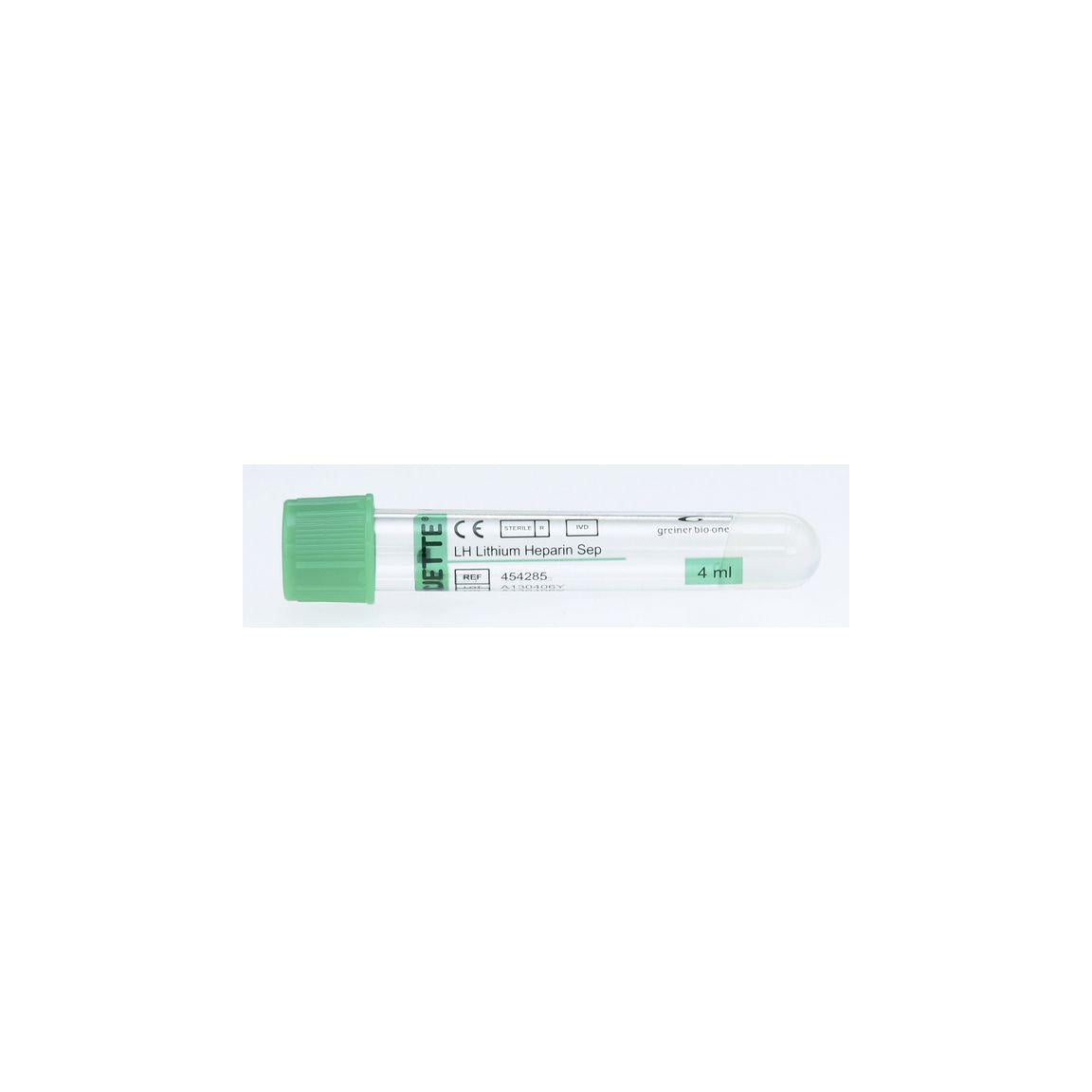 VACUETTE Mint Green Li-Hep Gel5/3.5ml50/pack