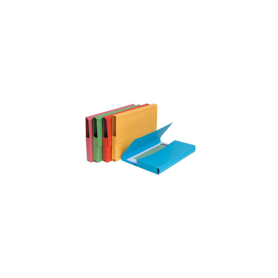 File folder EXACOMPTA 1-kl 290g black 10/pc