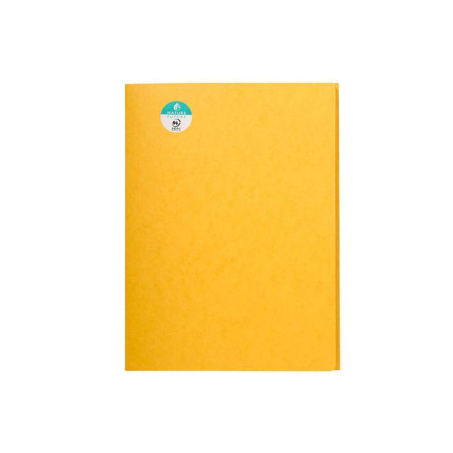 Folder EXACOMPTA 3 flap 400g A4 yellow