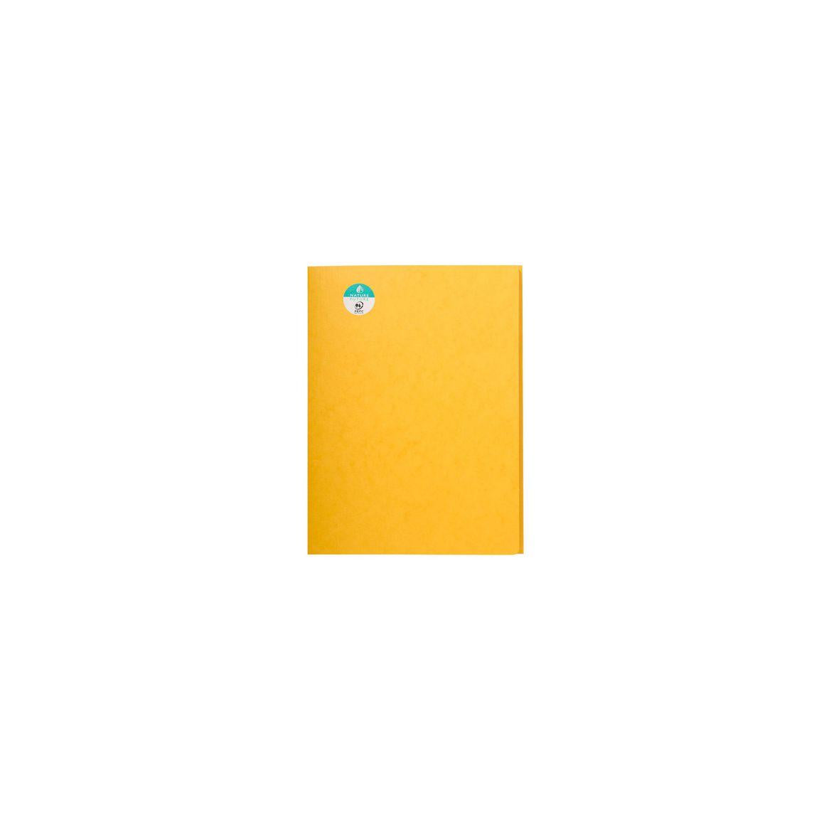 Folder EXACOMPTA 3 flap 400g A4 yellow