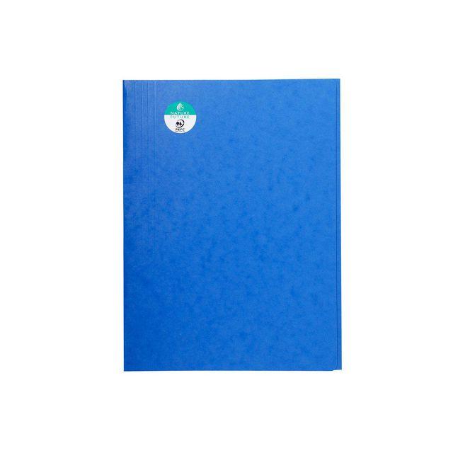Folder EXACOMPTA 3 flap 400g A4 blue