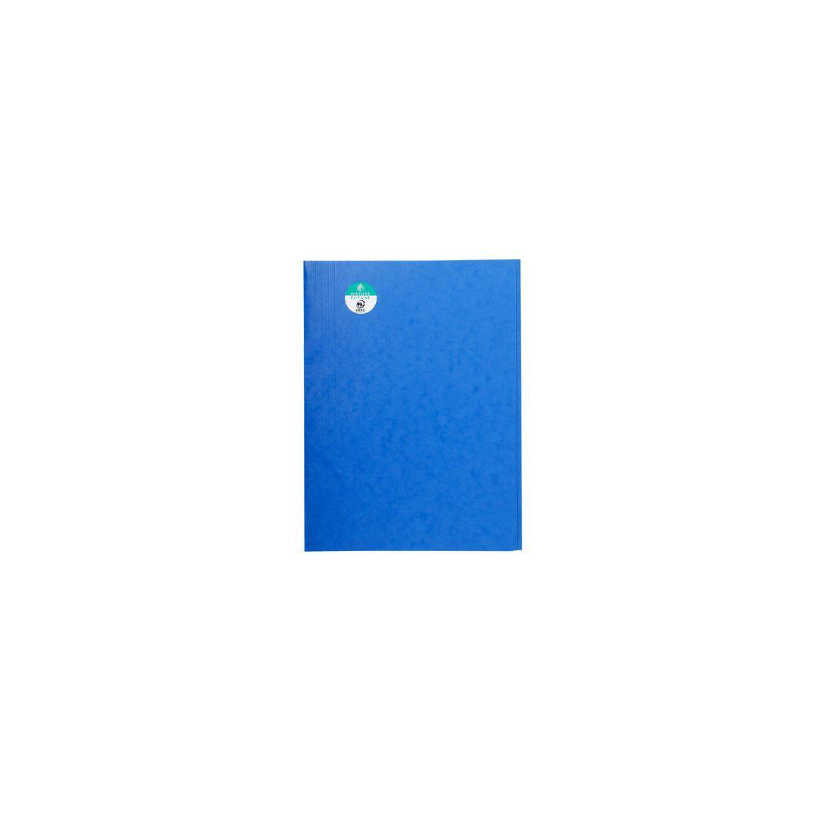 Folder EXACOMPTA 3 flap 400g A4 blue