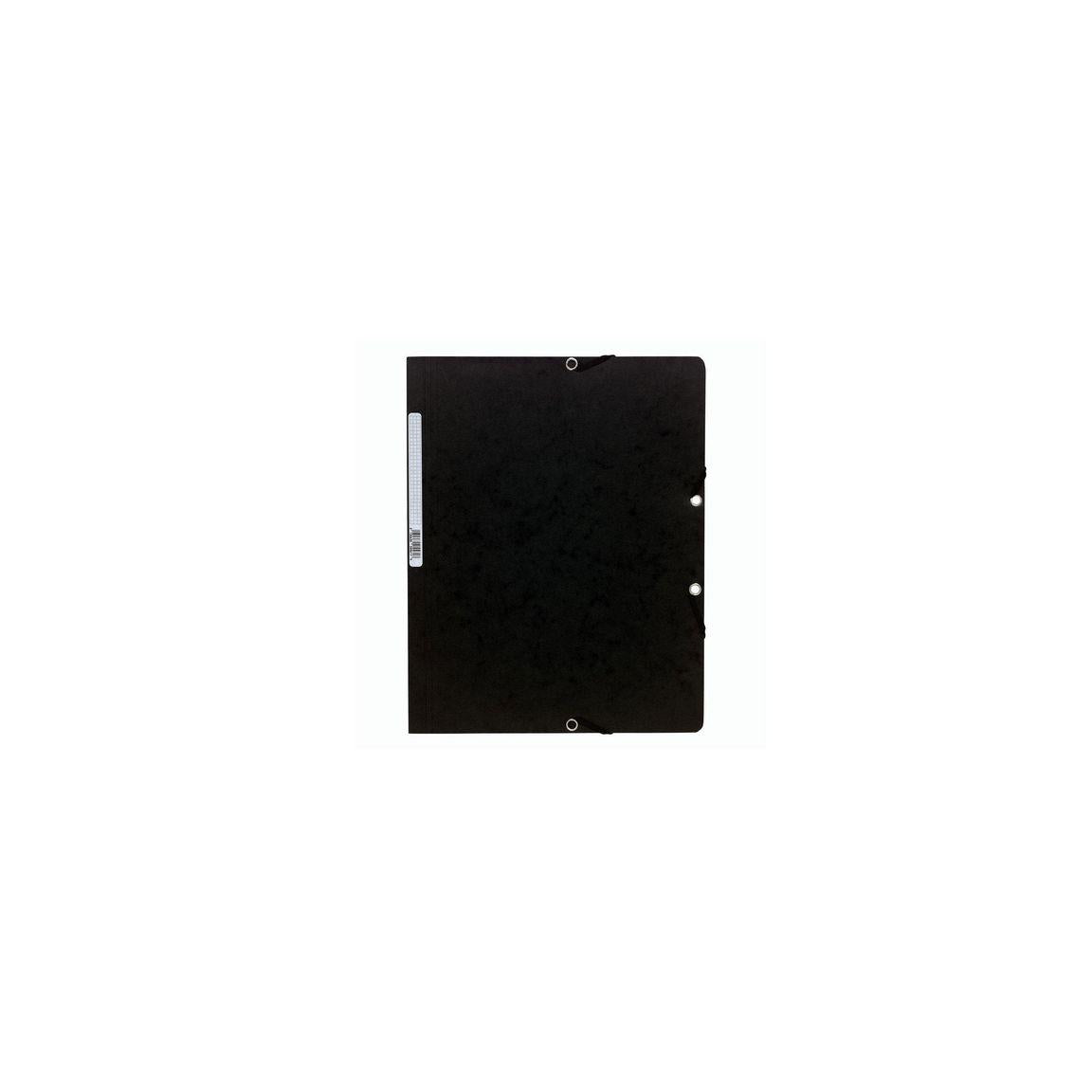 Rubber band folder u.kl. EXACOMPTA A4 black