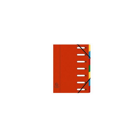 Sorting folder EXACOMPTA 7-tab red