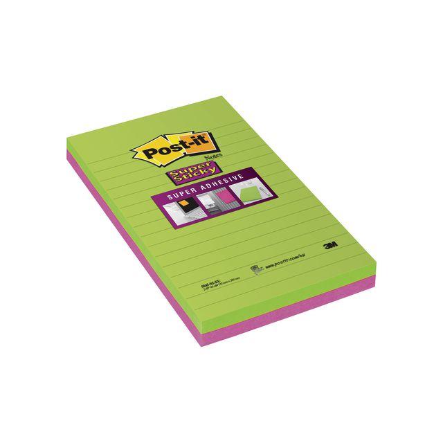 Notes POST-IT SS ruled 125x200mm 2/pc