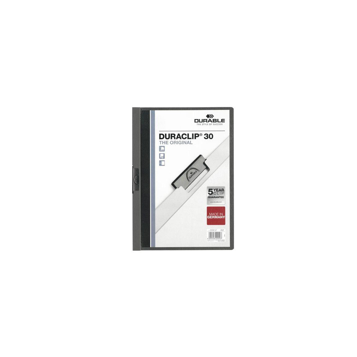 Clipboard Duraclip 2200 A4 3mm w.grey