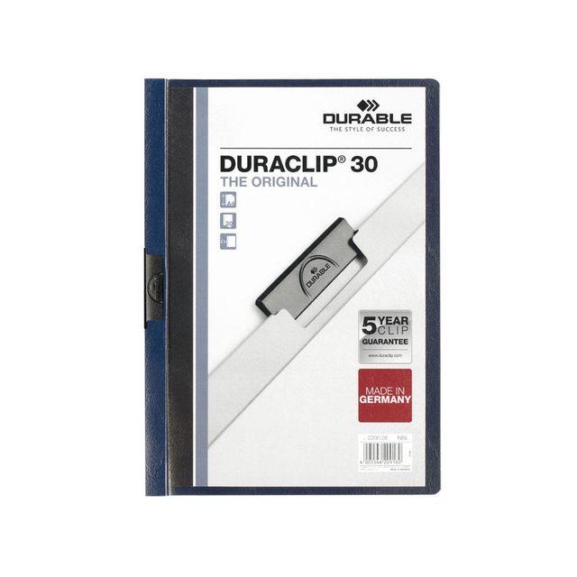 Clipboard Duraclip 2200 A4 3mm w.blue