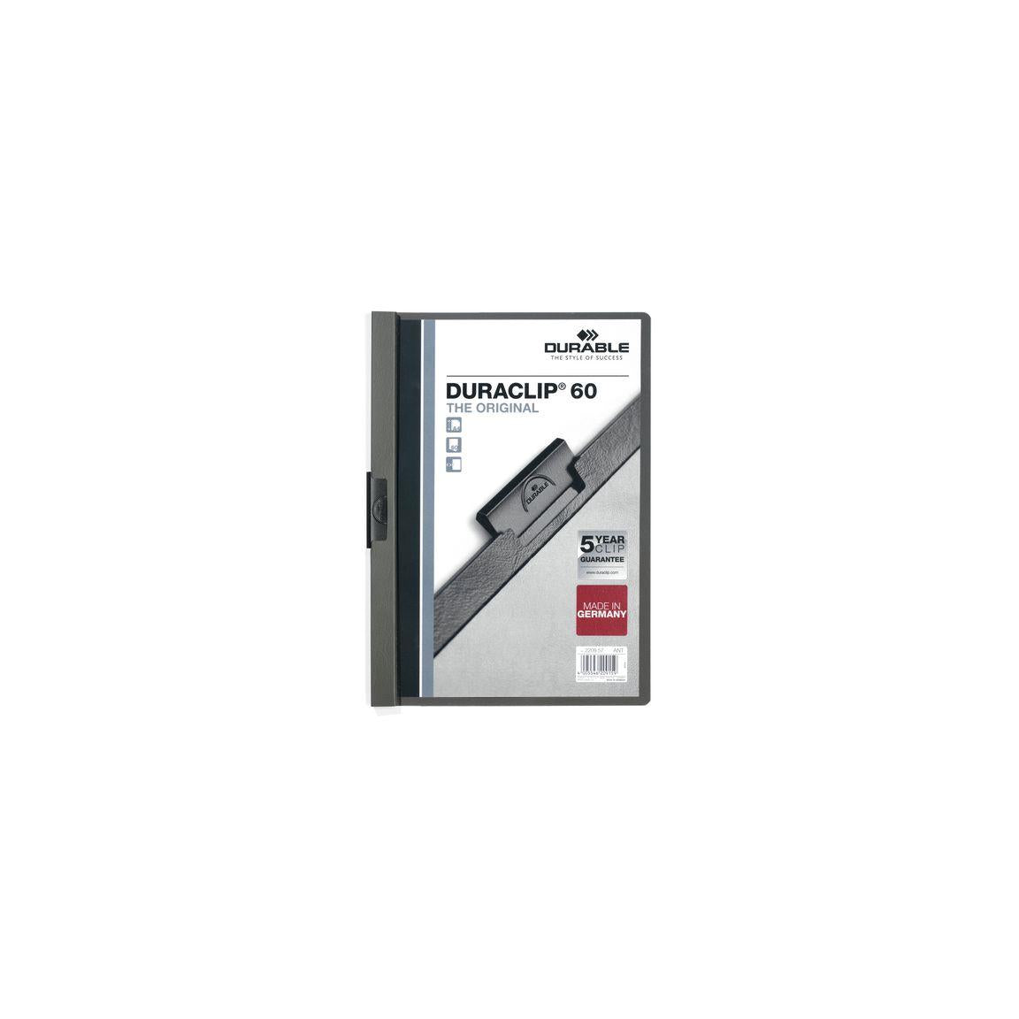 Clipboard Duraclip 2209 A4 6mm w.grey