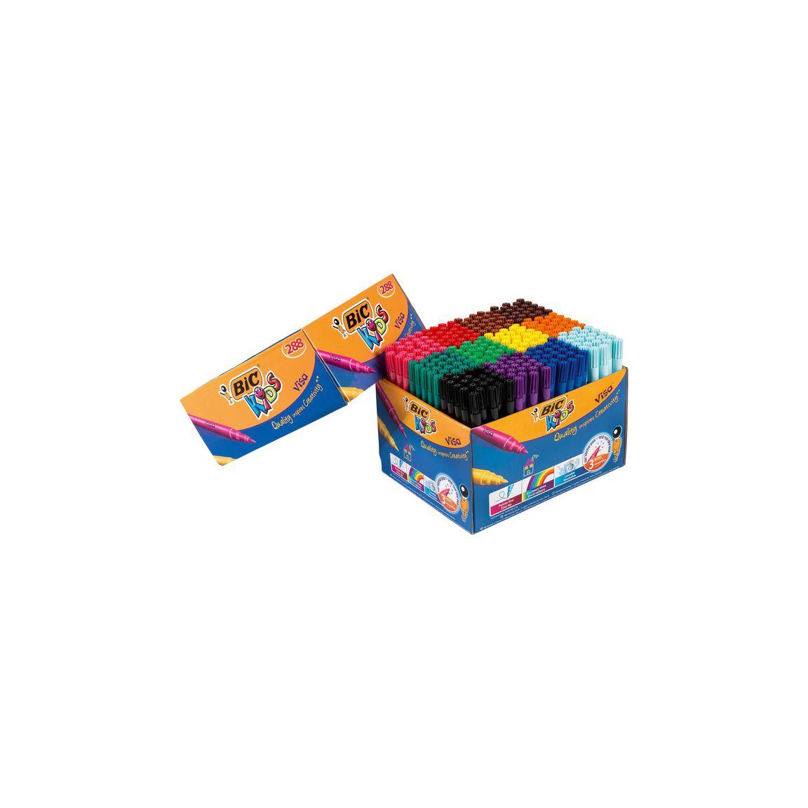 Fibre pen BIC kids Visa 288/pc