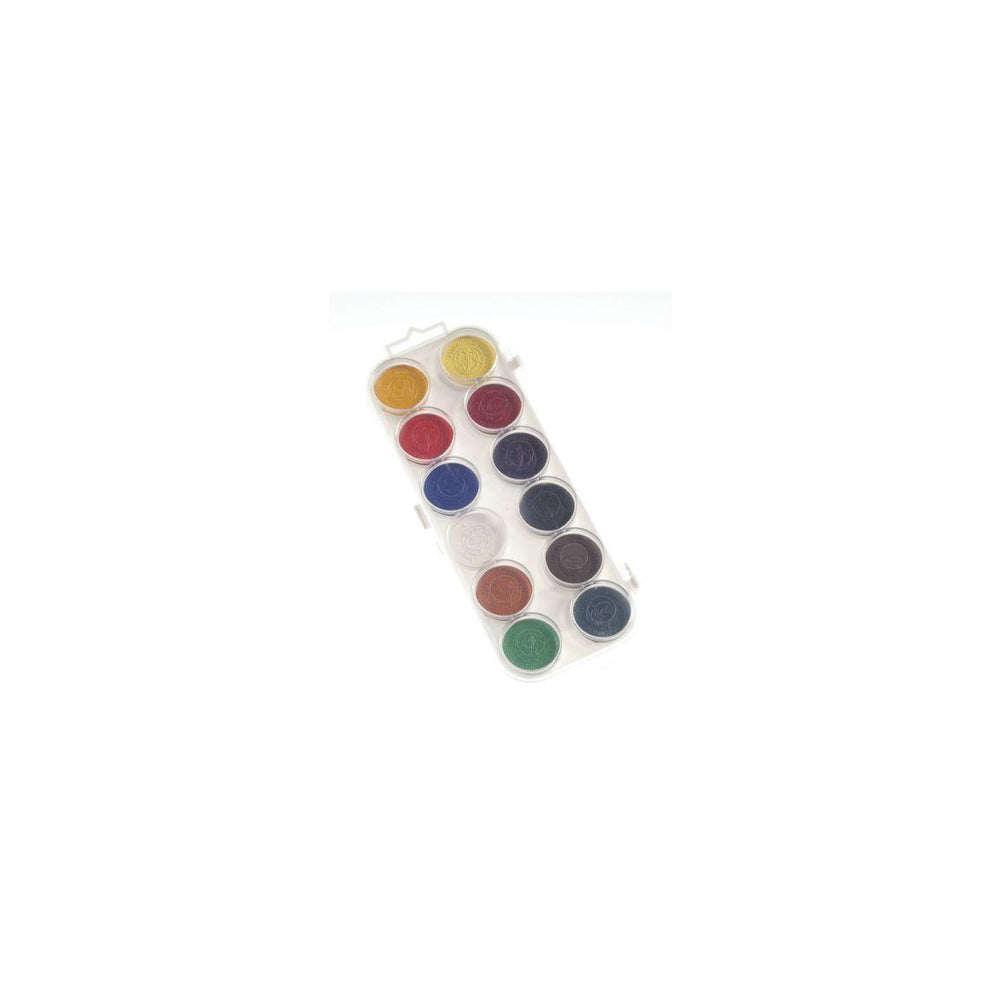 Watercolour paint box 30mm 12 colours