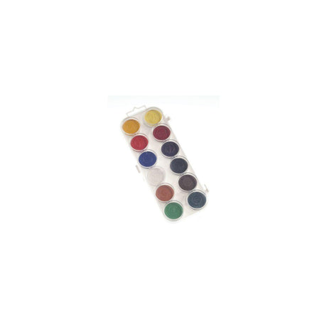 Watercolour paint box 30mm 12 colours