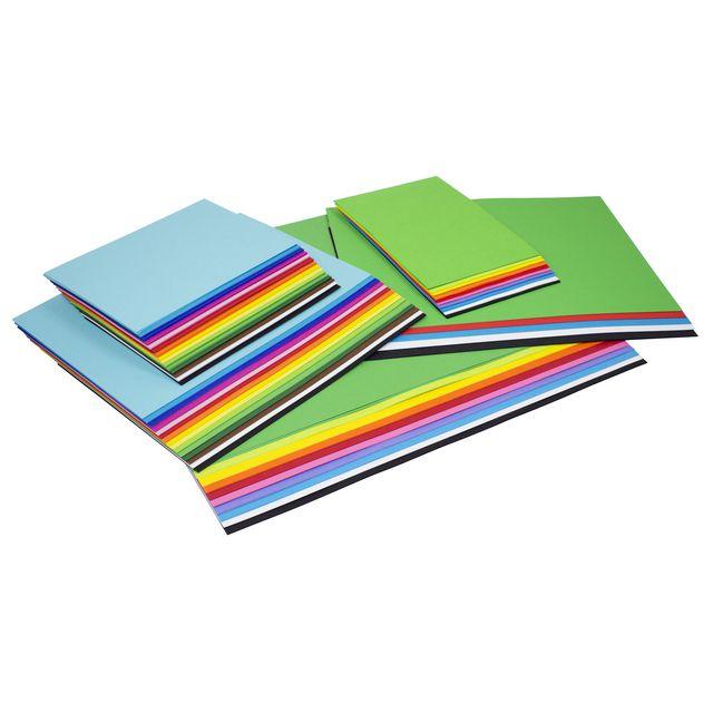 Mixed set coloured paper 1100/pc