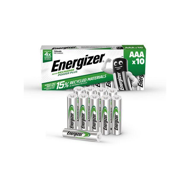 Battery Rechargeable ENERGIZER P-P AAA 10/fp