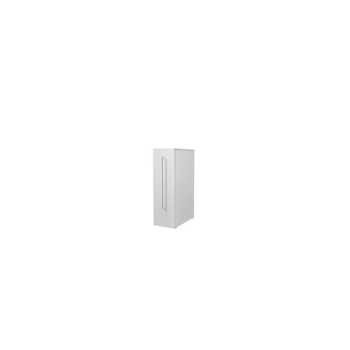 Side cabinet 132,5x80cn right white laminate