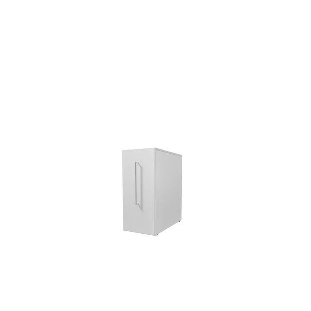 Side cabinet 92,5x80cm right white laminate