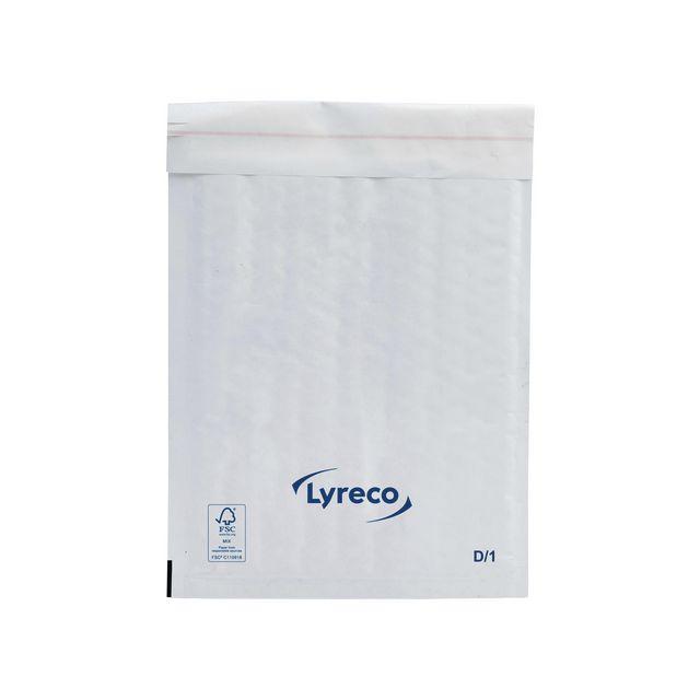 Bubble bag LYRECO 180x260mm white 100/pack