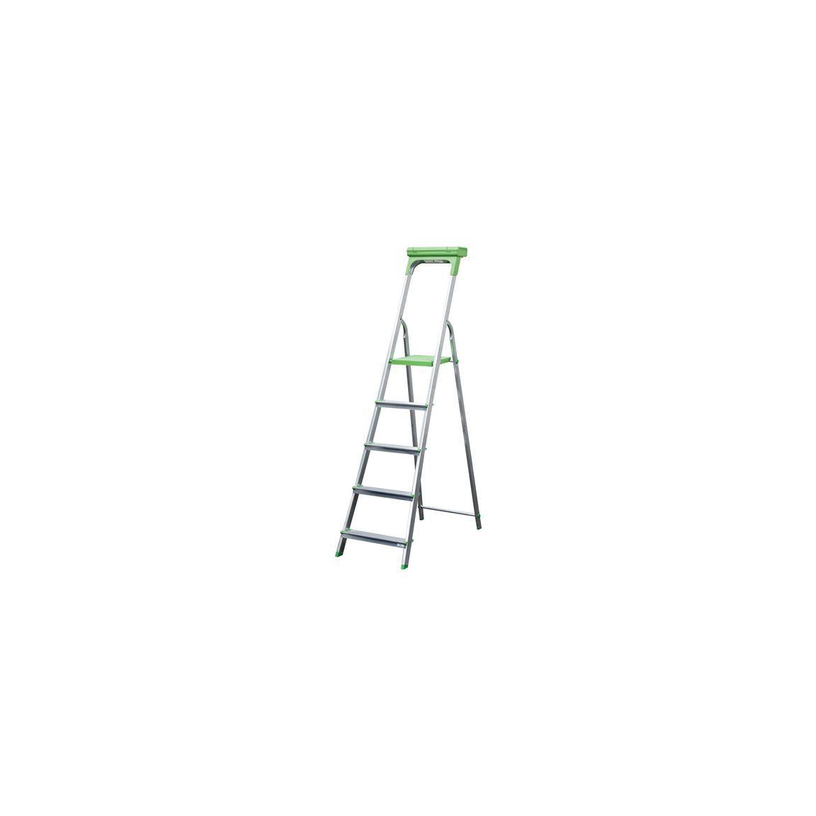 Staircase ladder SAFETOOL 5 steps aluminium